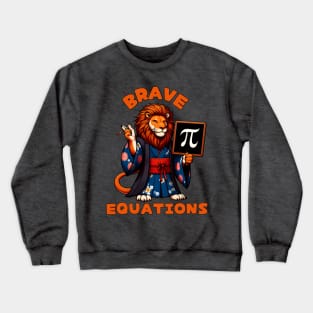 Pi day lion Crewneck Sweatshirt